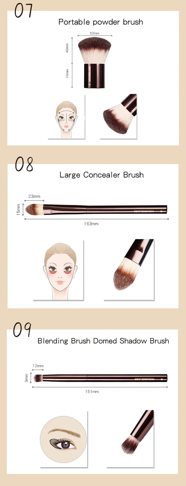 Hourglass Makeup Brush