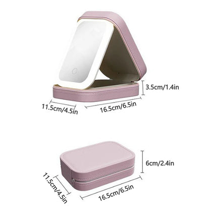 Rechargeable Portable LED Makeup Mirror