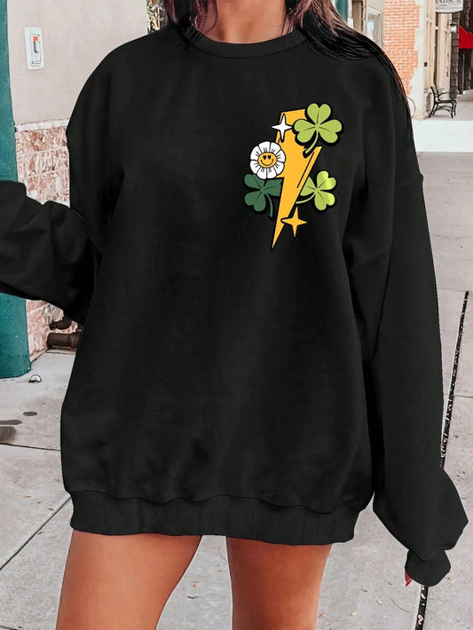 Hoody Female  - Comfortable Pullover - Happy Vibes