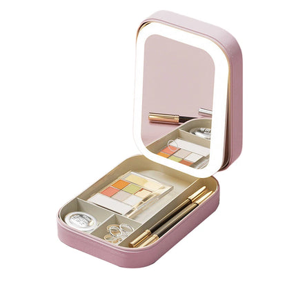Rechargeable Portable LED Makeup Mirror